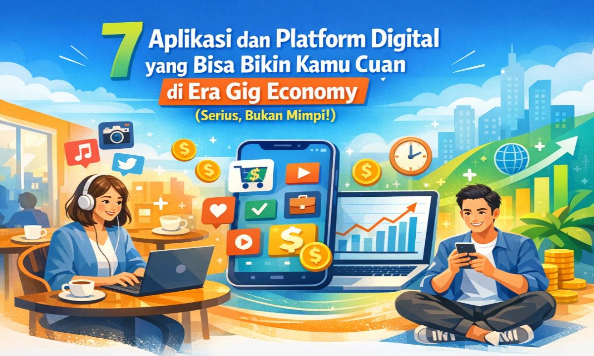 7 Aplikasi dan Platform Digital yang Bisa Bikin Kamu Cuan di Era Gig Economy (Serius, Bukan Mimpi!)